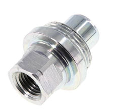 Steel DN 6.3 Hydraulic Coupling Plug 1/4 inch Female NPT Threads ISO 14540 D 15.9 mm