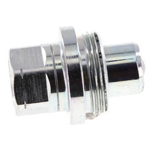 Steel DN 6.3 Hydraulic Coupling Plug 1/4 inch Female NPT Threads ISO 14540 D 15.9 mm