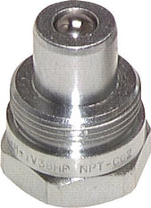 Steel Hydraulic Coupling Plug 3/8 inch Female NPT Threads