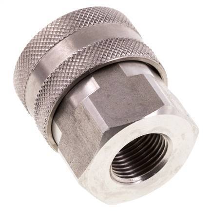 Stainless Steel DN 10 Coupling For Washing Machine Socket G 3/8 inch Male Threads