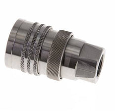 Stainless Steel DN 10 Coupling For Washing Machine Socket G 3/8 inch Male Threads Double Shut-Off