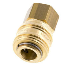 Brass DN 7.2 (Euro) Air Coupling Socket G 3/8 inch Female FKM