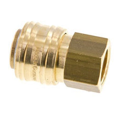 Brass DN 7.2 (Euro) Air Coupling Socket G 3/8 inch Female FKM