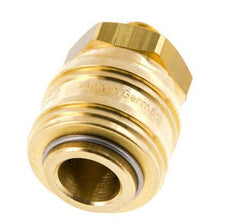 Brass DN 7.2 (Euro) Air Coupling Socket G 1/8 inch Male FKM