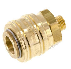 Brass DN 7.2 (Euro) Air Coupling Socket G 1/8 inch Male FKM