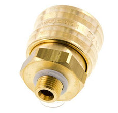 Brass DN 7.2 (Euro) Air Coupling Socket G 1/8 inch Male FKM