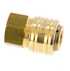 Brass DN 7.2 (Euro) Air Coupling Socket G 1/8 inch Female FKM