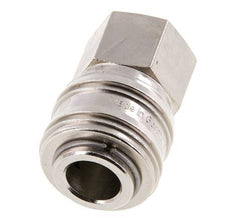 Nickel-plated Brass DN 7.2 (Euro) Air Coupling Socket G 1/4 inch Female FKM