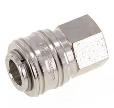 Nickel-plated Brass DN 7.2 (Euro) Air Coupling Socket G 1/4 inch Female FKM