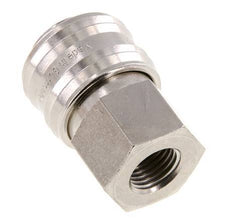 Nickel-plated Brass DN 7.2 (Euro) Air Coupling Socket G 1/4 inch Female FKM