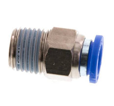 8mm x R1/4'' Push-in Fitting with Male Threads Brass/PA 66 NBR [5 Pieces]