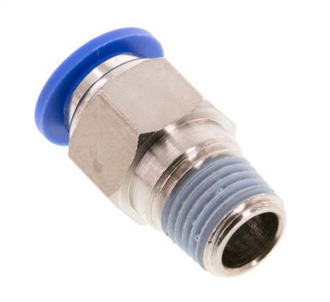 10mm x R1/4'' Push-in Fitting with Male Threads Brass/PA 66 NBR [2 Pieces]