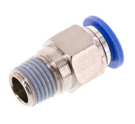 10mm x R1/4'' Push-in Fitting with Male Threads Brass/PA 66 NBR [2 Pieces]