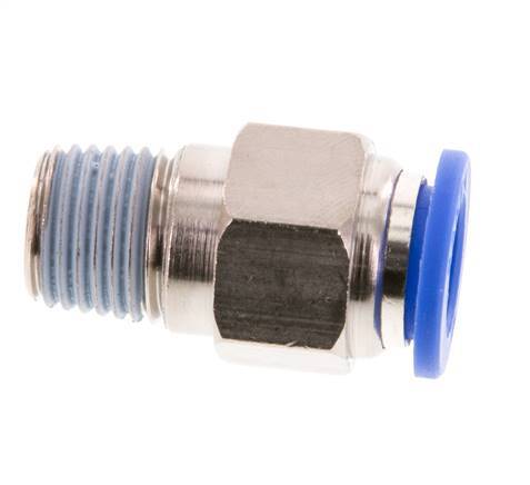 10mm x R1/4'' Push-in Fitting with Male Threads Brass/PA 66 NBR [2 Pieces]