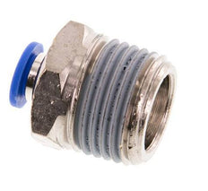 6mm x R1/2'' Push-in Fitting with Male Threads Brass/PA 66 NBR [2 Pieces]