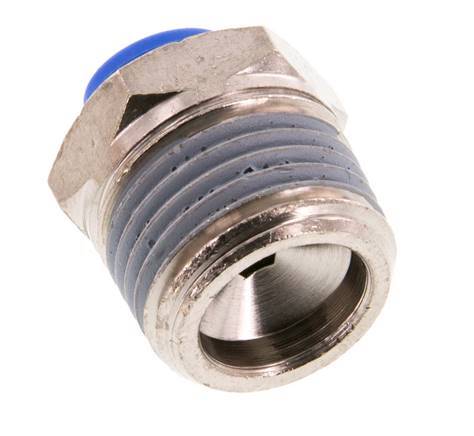 6mm x R1/2'' Push-in Fitting with Male Threads Brass/PA 66 NBR [2 Pieces]