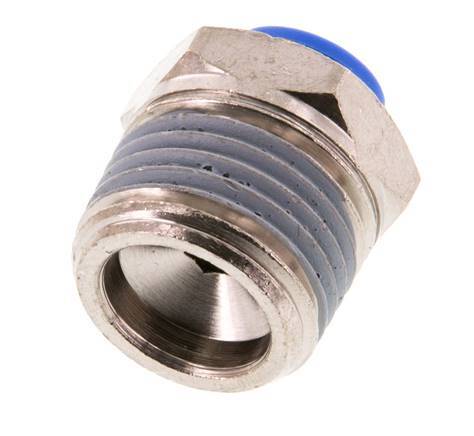 6mm x R1/2'' Push-in Fitting with Male Threads Brass/PA 66 NBR [2 Pieces]