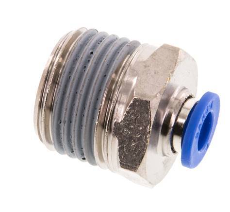 6mm x R1/2'' Push-in Fitting with Male Threads Brass/PA 66 NBR [2 Pieces]