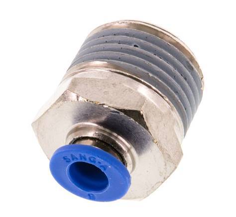 6mm x R1/2'' Push-in Fitting with Male Threads Brass/PA 66 NBR [2 Pieces]