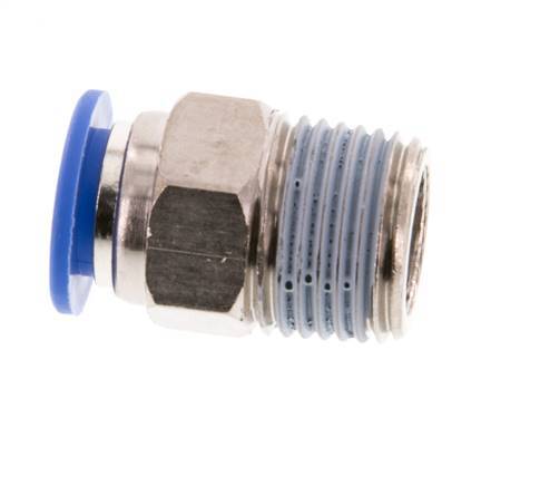 12mm x R1/2'' Push-in Fitting with Male Threads Brass/PA 66 NBR [2 Pieces]