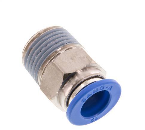 12mm x R1/2'' Push-in Fitting with Male Threads Brass/PA 66 NBR [2 Pieces]