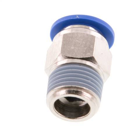 14mm x R1/2'' Push-in Fitting with Male Threads Brass/PA 66 NBR