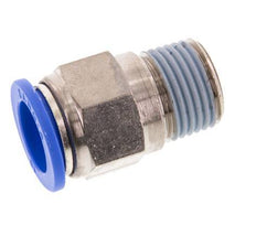 16mm x R1/2'' Push-in Fitting with Male Threads Brass/PA 66 NBR