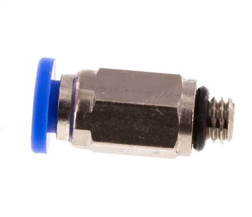 3mm x M 5 Push-in Fitting with Male Threads Brass/PA 66 NBR [2 Pieces]