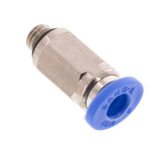 4mm x M 5 Push-in Fitting with Male Threads Brass/PA 66 NBR [5 Pieces]