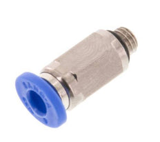 4mm x M 5 Push-in Fitting with Male Threads Brass/PA 66 NBR [5 Pieces]