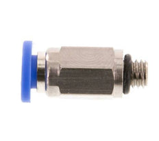 4mm x M 5 Push-in Fitting with Male Threads Brass/PA 66 NBR [5 Pieces]