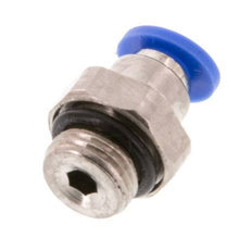 4mm x G1/8'' Push-in Fitting with Male Threads Brass/PA 66 NBR [5 Pieces]