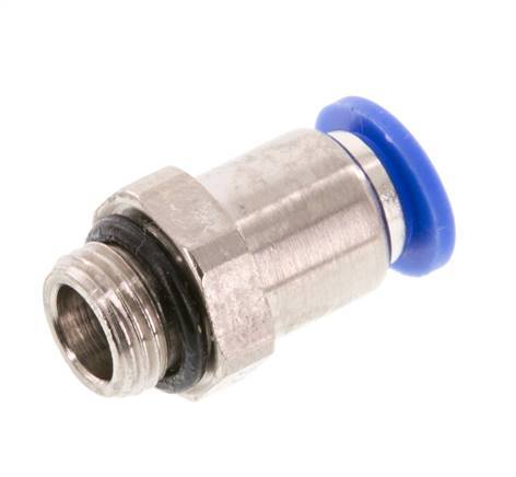 6mm x G1/8'' Push-in Fitting with Male Threads Brass/PA 66 NBR [5 Pieces]