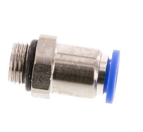 6mm x G1/8'' Push-in Fitting with Male Threads Brass/PA 66 NBR [5 Pieces]