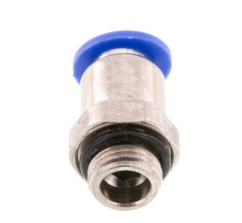 6mm x G1/8'' Push-in Fitting with Male Threads Brass/PA 66 NBR [5 Pieces]