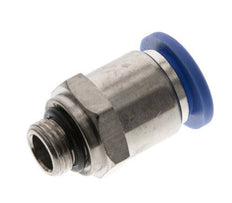 10mm x G1/8'' Push-in Fitting with Male Threads Brass/PA 66 NBR [2 Pieces]