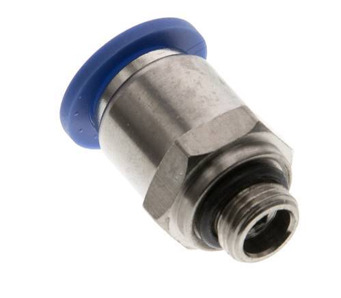 10mm x G1/8'' Push-in Fitting with Male Threads Brass/PA 66 NBR [2 Pieces]