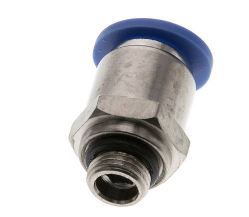 10mm x G1/8'' Push-in Fitting with Male Threads Brass/PA 66 NBR [2 Pieces]