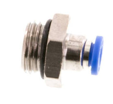 4mm x G1/4'' Push-in Fitting with Male Threads Brass/PA 66 NBR [5 Pieces]