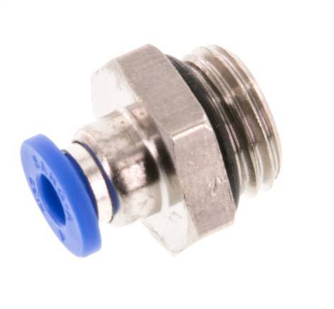 4mm x G1/4'' Push-in Fitting with Male Threads Brass/PA 66 NBR [5 Pieces]