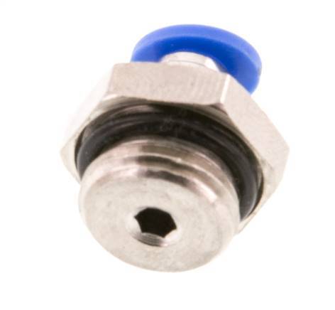 4mm x G1/4'' Push-in Fitting with Male Threads Brass/PA 66 NBR [5 Pieces]
