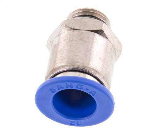 12mm x G1/4'' Push-in Fitting with Male Threads Brass/PA 66 NBR [2 Pieces]