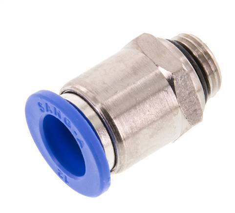 12mm x G1/4'' Push-in Fitting with Male Threads Brass/PA 66 NBR [2 Pieces]