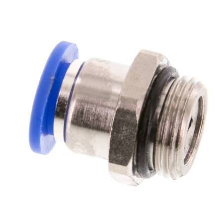 10mm x G3/8'' Push-in Fitting with Male Threads Brass/PA 66 NBR [2 Pieces]