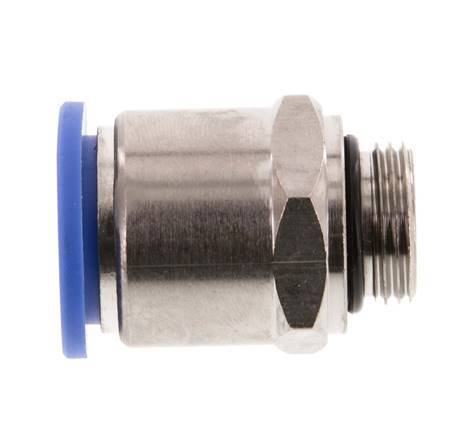 16mm x G3/8'' Push-in Fitting with Male Threads Brass/PA 66 NBR