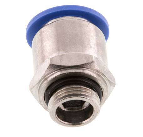 16mm x G3/8'' Push-in Fitting with Male Threads Brass/PA 66 NBR