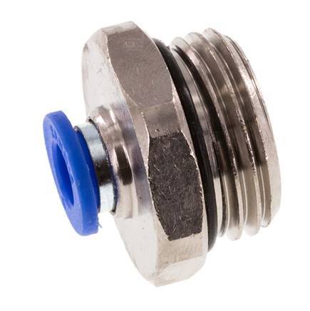 6mm x G1/2'' Push-in Fitting with Male Threads Brass/PA 66 NBR [2 Pieces]