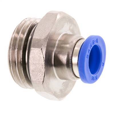 8mm x G1/2'' Push-in Fitting with Male Threads Brass/PA 66 NBR [2 Pieces]