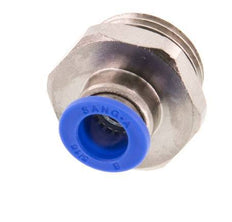 8mm x G1/2'' Push-in Fitting with Male Threads Brass/PA 66 NBR [2 Pieces]