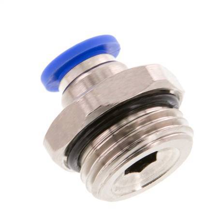 8mm x G1/2'' Push-in Fitting with Male Threads Brass/PA 66 NBR [2 Pieces]